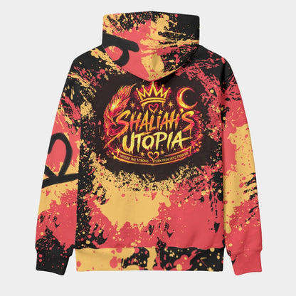 Eco-friendly I Bend, I Break, I Rise All-Over Print Unisex Pullover Hoodie